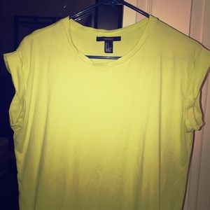 Bright green cute loose T-shirt